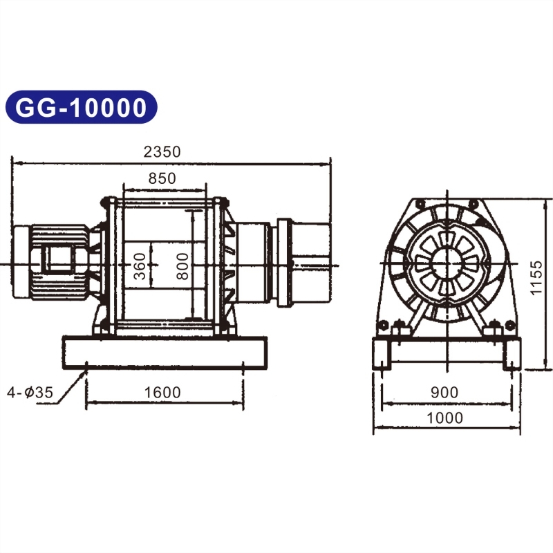電動吊貨捲揚機GG-1000/1100/2000/3500/5000/10000