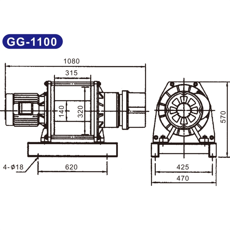 電動吊貨捲揚機GG-1000/1100/2000/3500/5000/10000