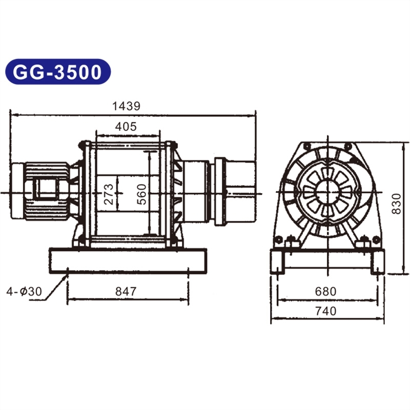 電動吊貨捲揚機GG-1000/1100/2000/3500/5000/10000
