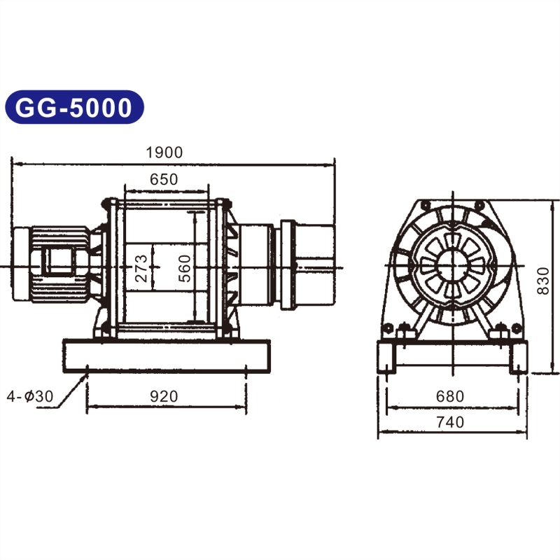 電動吊貨捲揚機GG-1000/1100/2000/3500/5000/10000
