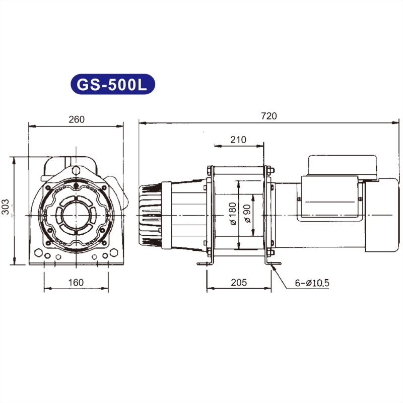 電動吊貨捲揚機(電磁式)