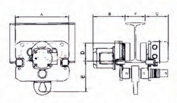 業碩牌電動單軌小車