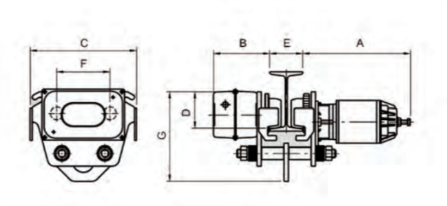 業碩牌電動單軌小車