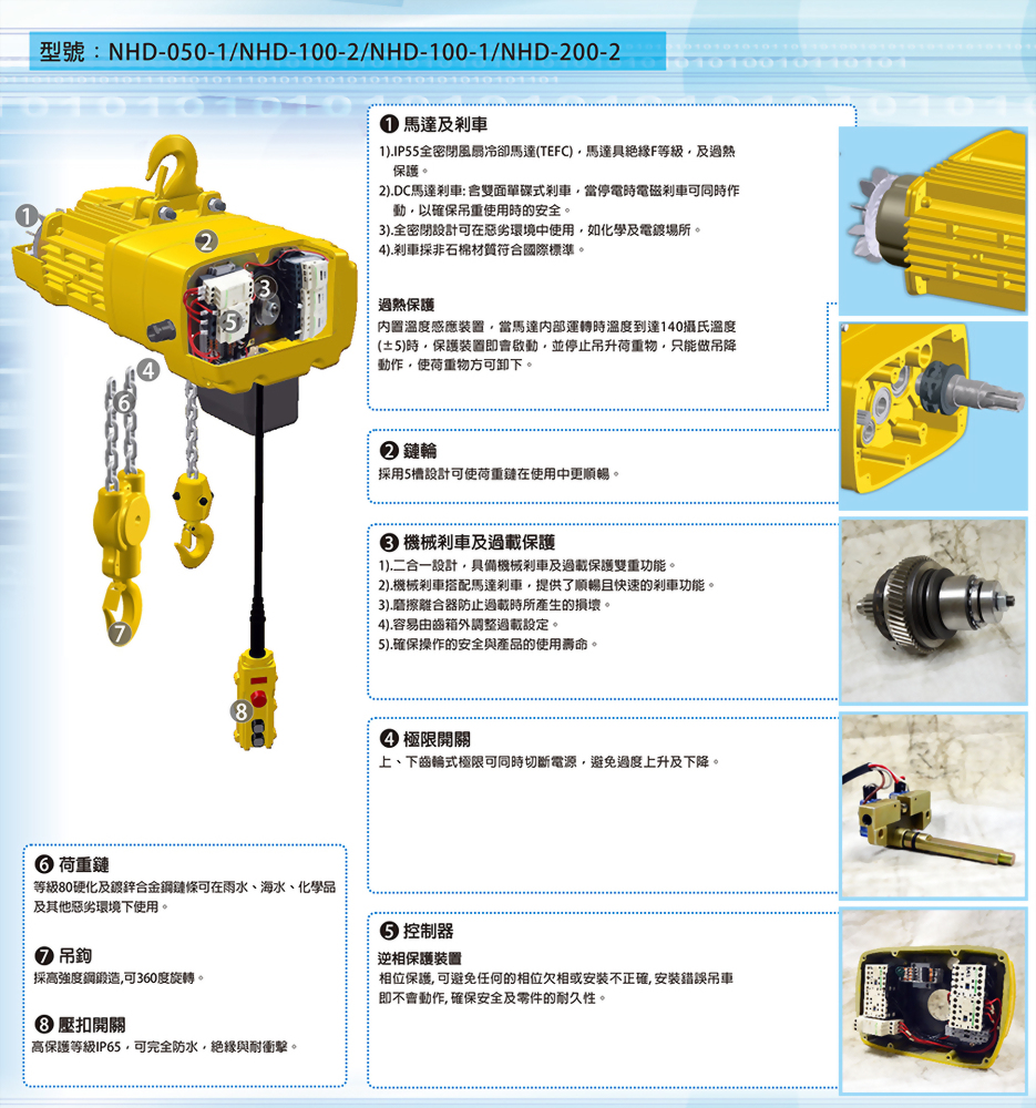 電動鏈條吊車-NHD系列