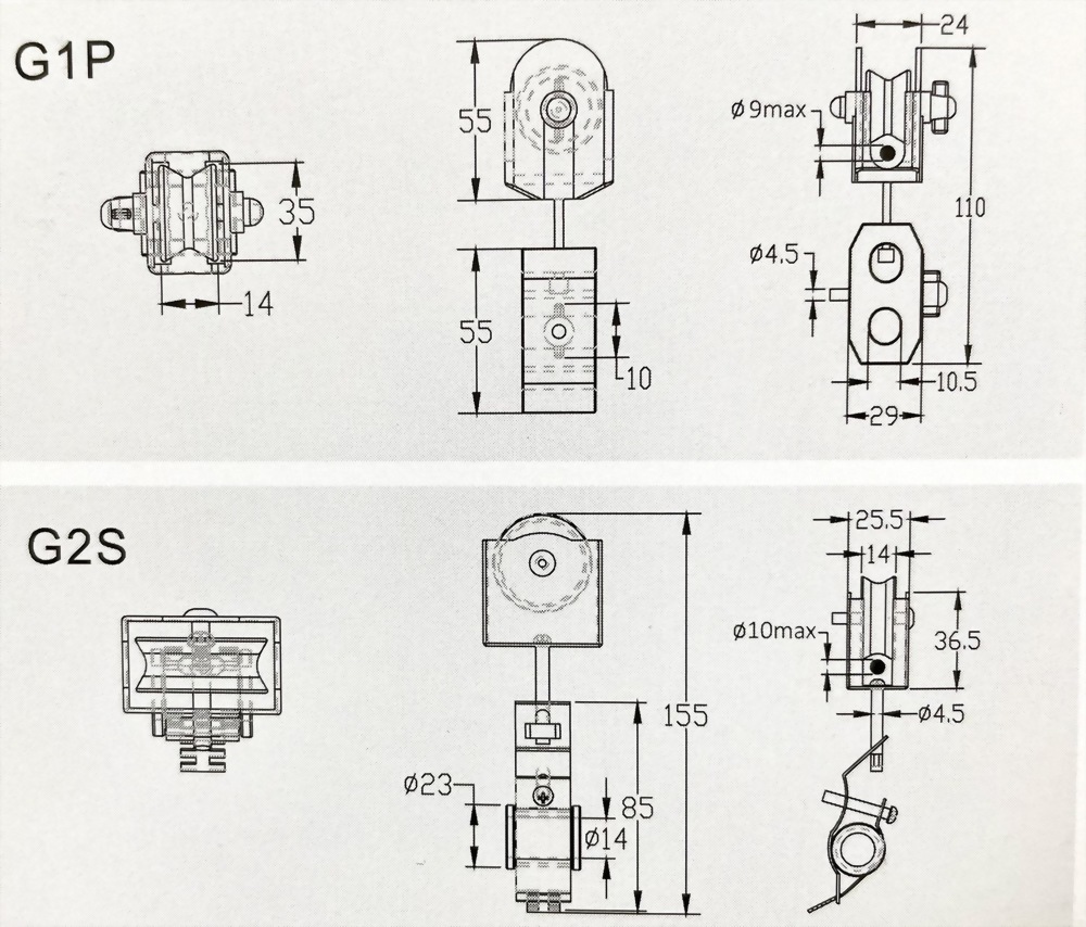 鋼索圓電纜滑輪